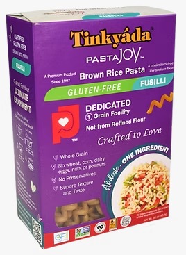 אטריות פוסילי אורז חום אורגני ללא גלוטן | טינקיאדה