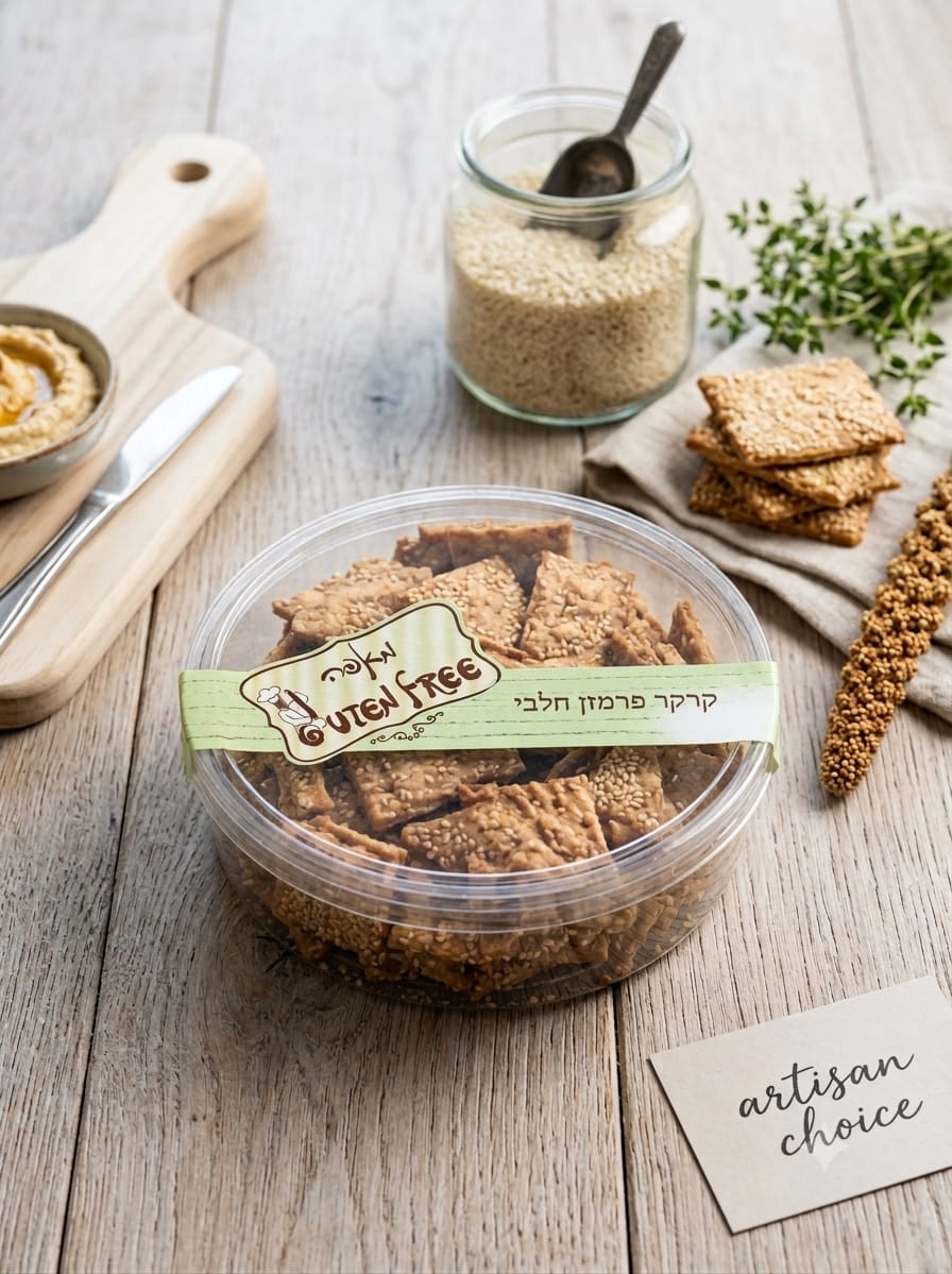 קרקר פרמזן ללא גלוטן | GLUTEN FREE