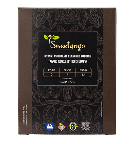 אינסטסט פודינג שוקולד ללא סוכר | sweetango