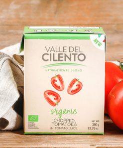 עגבניות חתוכות במיץ עגבניות ללא גלוטן| Valle del Cilento