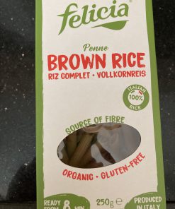 פסטה פנה אורז מלא אורגני ללא גלוטן | felicia