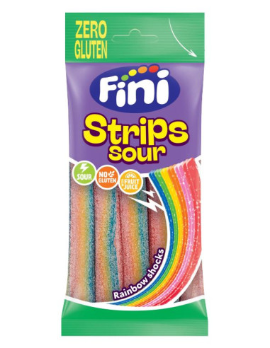 strips sour חמצוצים (שטיחים) גומי ללא גלוטן | Fini strips sour חמצוצים (שטיחים) גומי ללא גלוטן | Fini