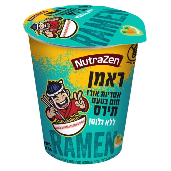 מנה חמה ראמן אטריות אורז חום בטעם תירס ללא גלוטן | Nutrazen