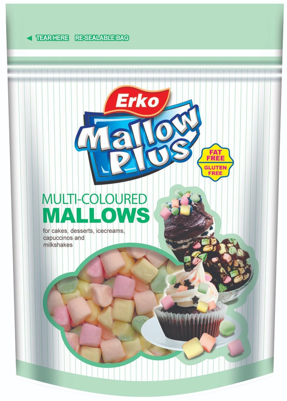 מרשמלו מיני צבעוני ללא גלוטן |ERKO