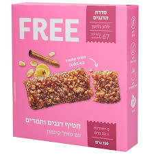 חטיף דגנים עם תמרים וקינמון  ללא גלוטן | FREE