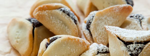 אזני המן במילוי ריבת חלב ללא סוכר|gluten free