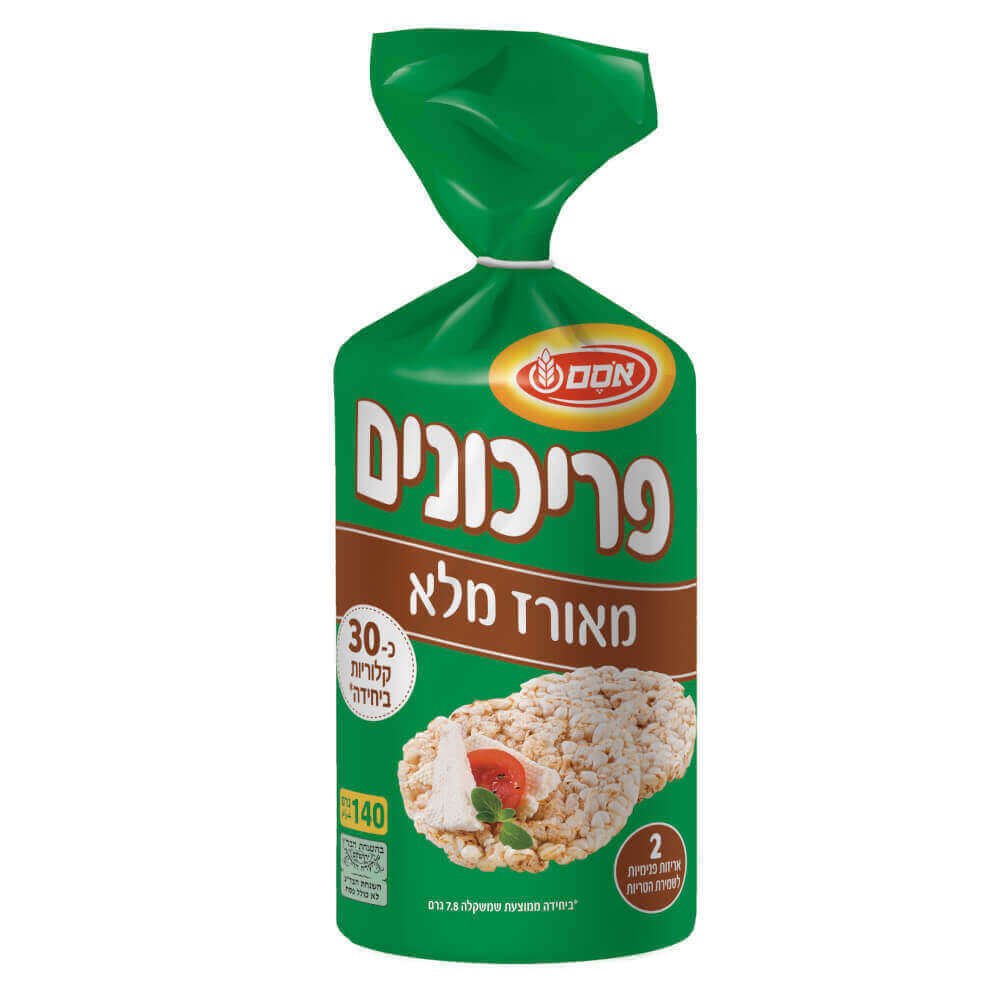 פריכונים אורז מלא ללא גלוטן כשל"פ |אסם