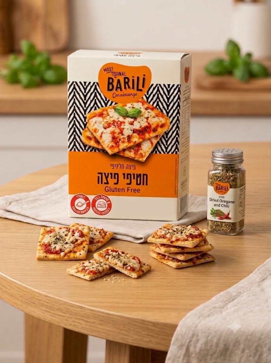 חטיפי פיצה ללא גלוטן|BARILI
