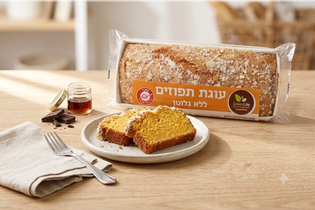 עוגת תפוזים בחושה ללא גלוטן | GreenLite