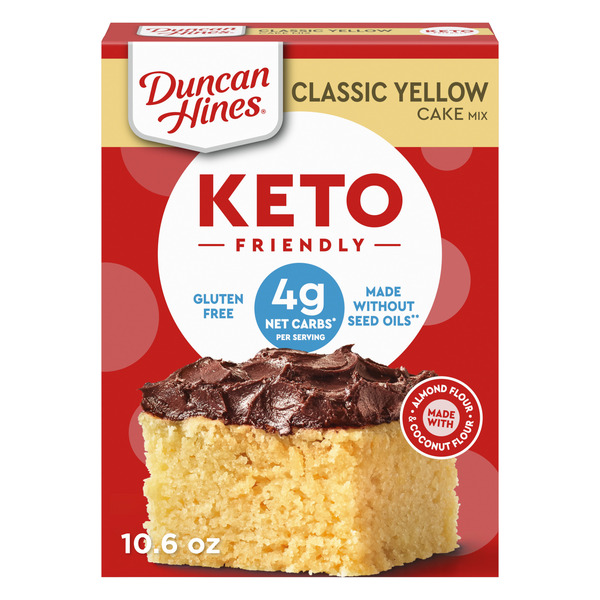תערובת להכנת עוגה צהובה KETO ללא גלוטן|Duncan Hines