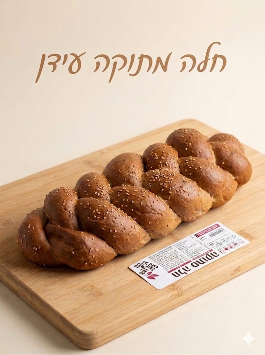 חלה קלועה מתוקה ללא גלוטן המוציא(600 גרם) | עידן ללא גלוטן חלה קלועה מתוקה ללא גלוטן המוציא(600 גרם) | עידן ללא גלוטן