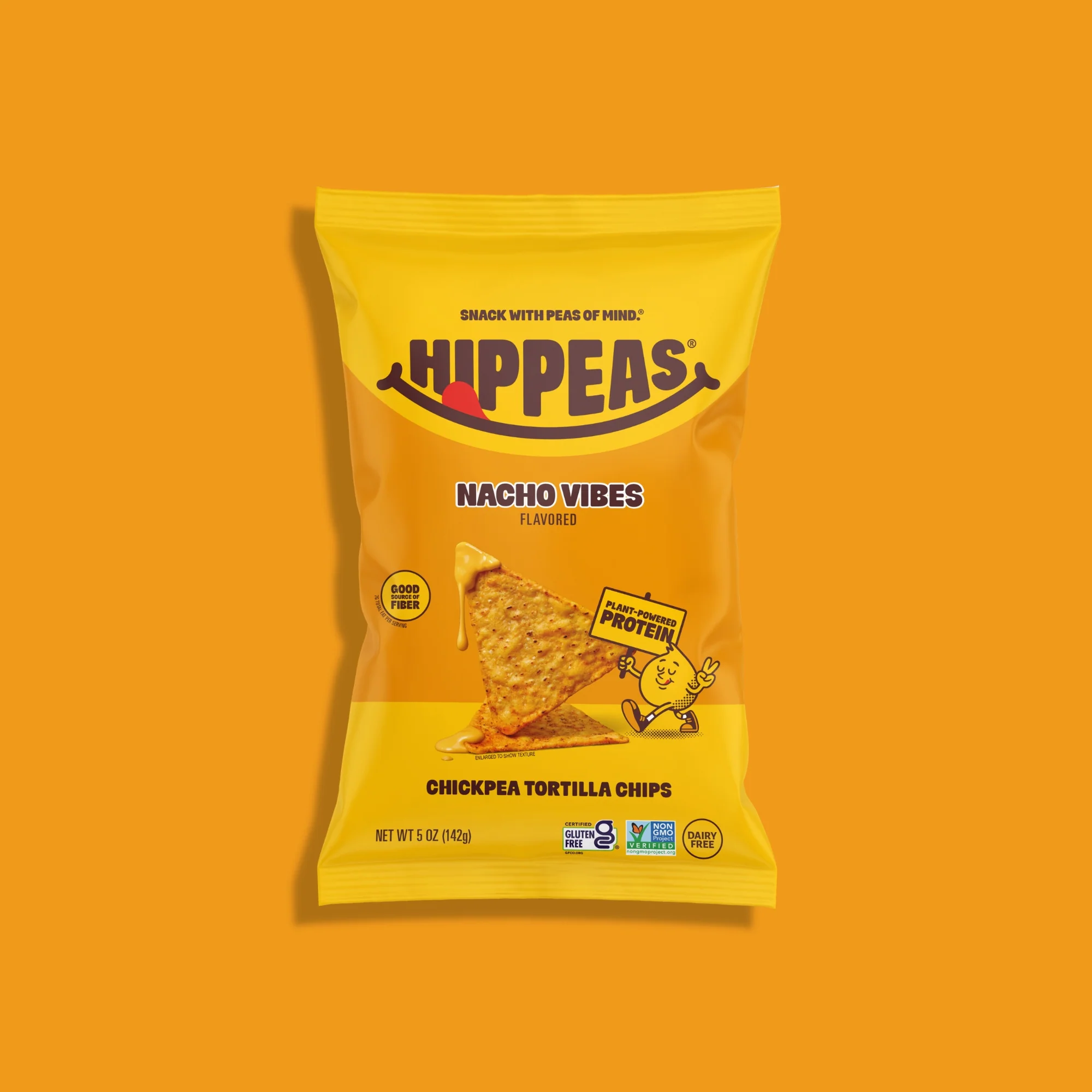 חטיף טורטיה חומוס בטעם נאצ'וס ללא גלוטן| Hippeas
