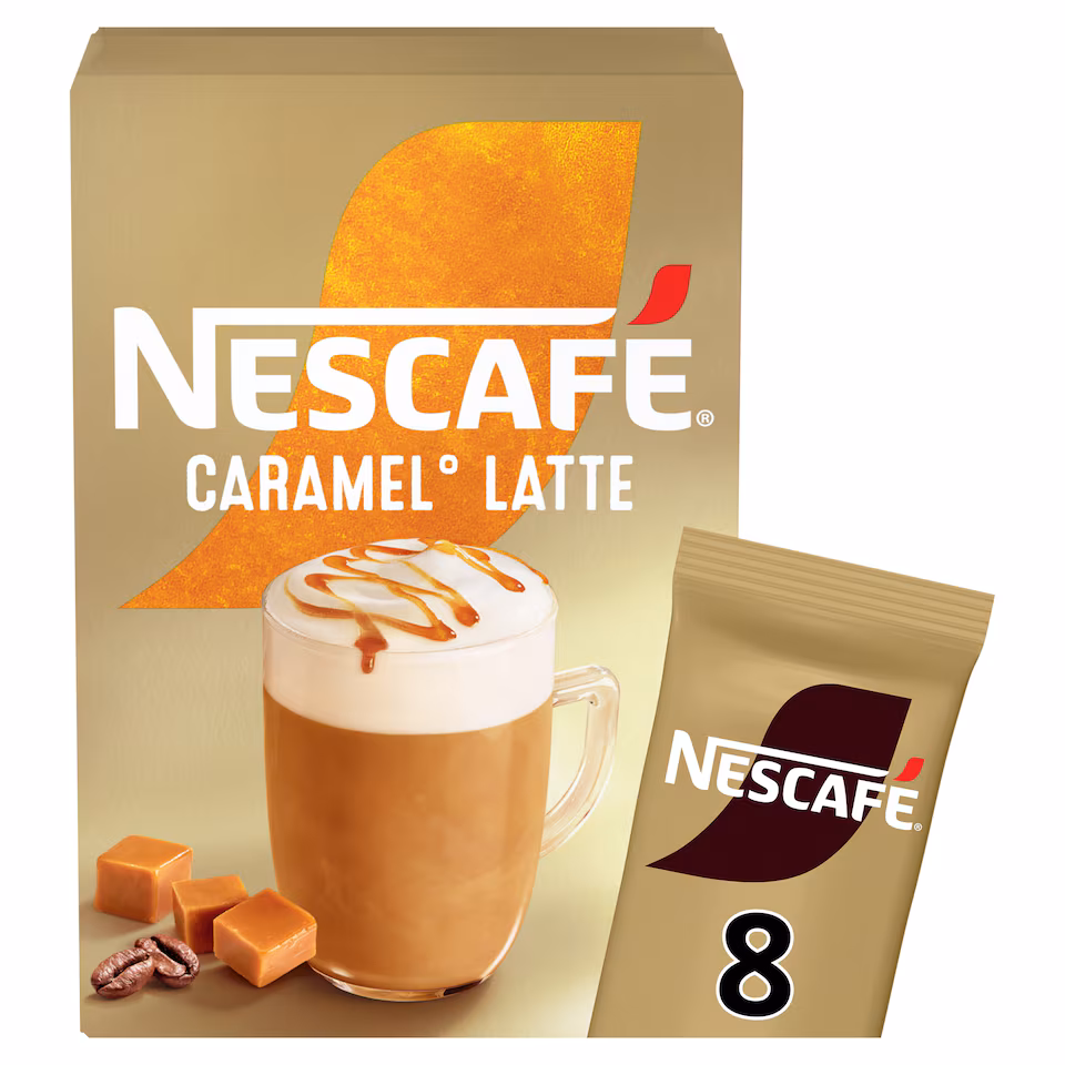 אבקה להכנת קפה בטעם קרמל ללא גלוטן| Nescafe