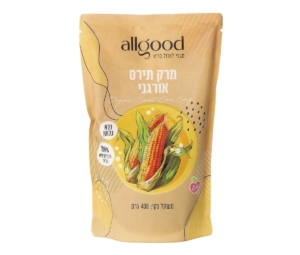 מרק תירס אורגני ללא גלוטן| ALLGOOD מרק תירס אורגני ללא גלוטן| ALLGOOD