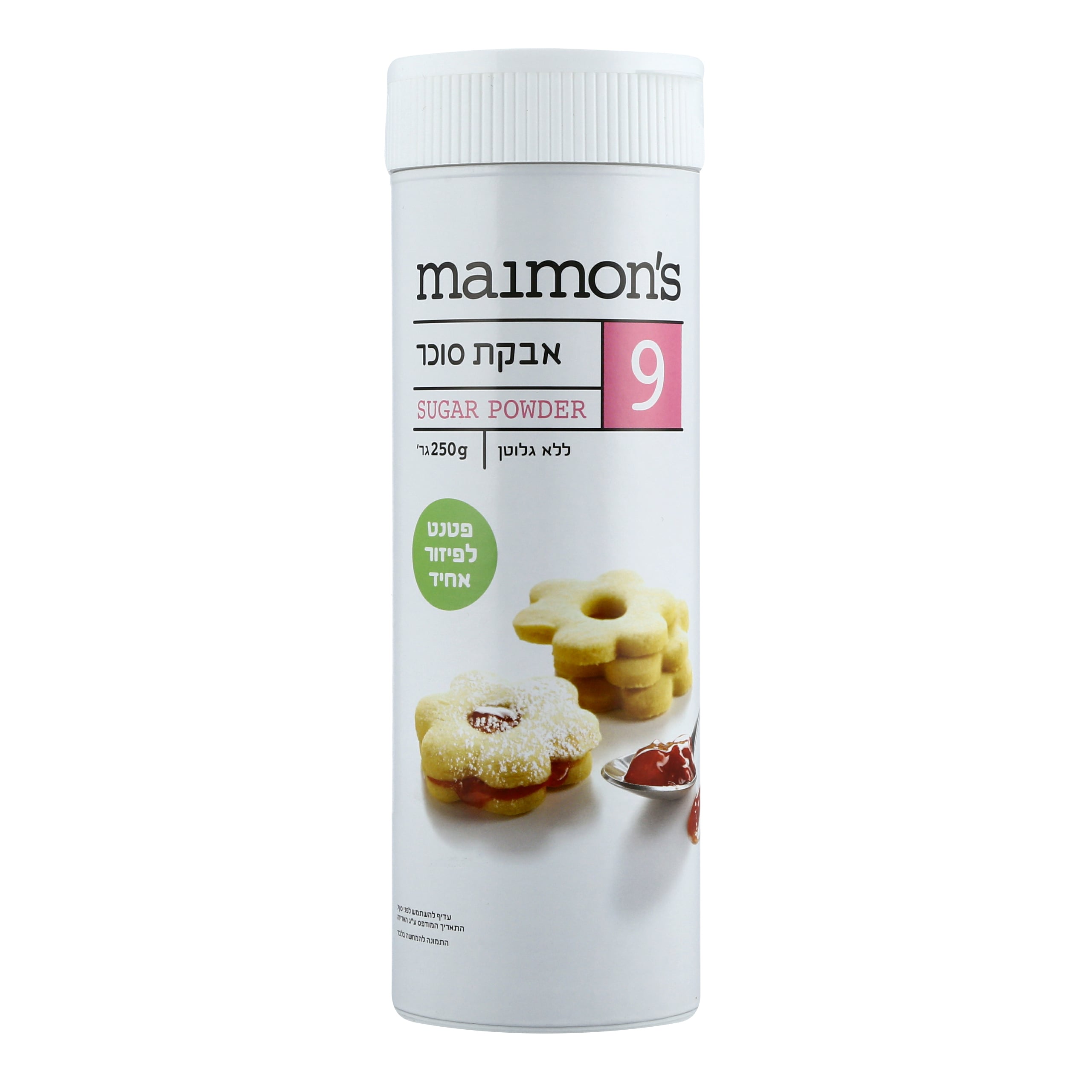 אבקת סוכר פטנט ללא גלוטן|MAIMON'S