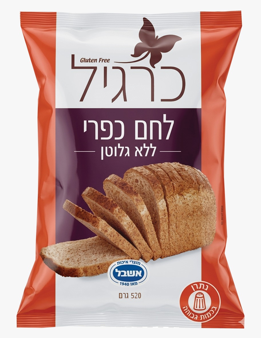 לחם כפרי ללא גלוטן|כרגיל