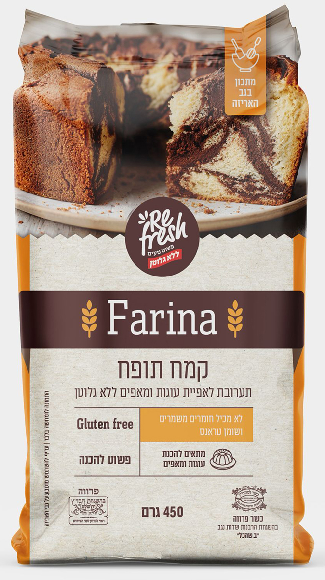 קמח תופח ללא גלוטן|FARINA