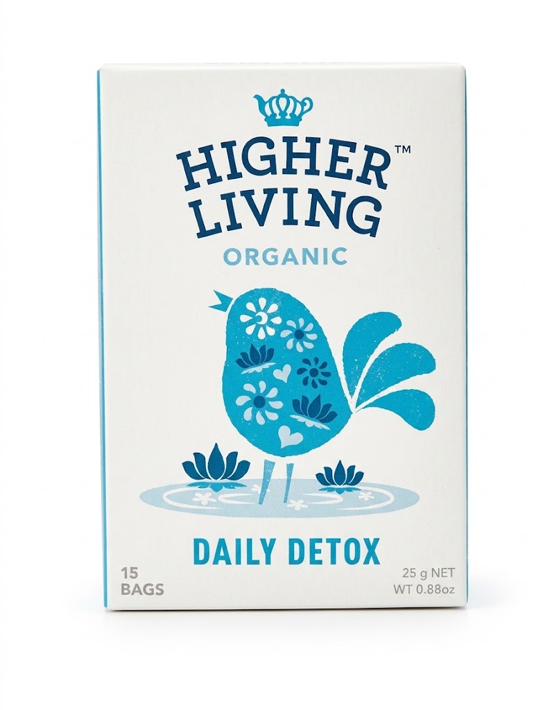 חליטת תה "דיטוקס" אורגני ללא גלוטן|HIGHER LIVING